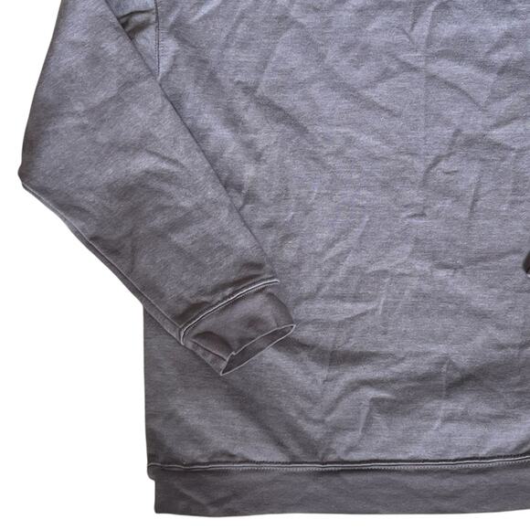 Natural Life Women’s Sz S Gray Rainbow Smile Sweatshirt Pockets Daisy Comfy - Picture 9 of 11